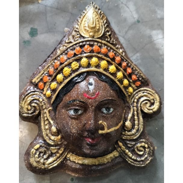 Durga Mata Mukhauta (Face Wall Hanging)